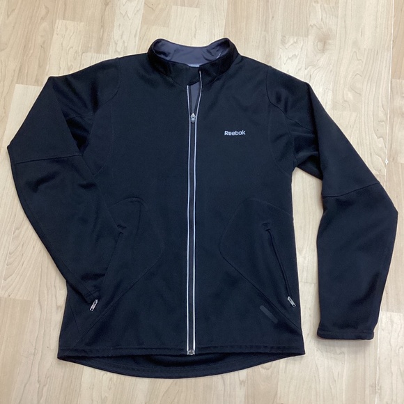 Reebok Mens Black Jacket Size Small - Picture 1 of 6